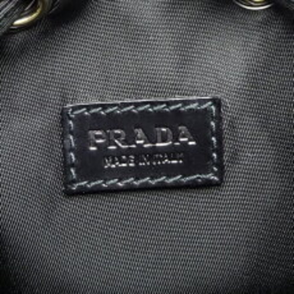 Prada Drawstring Bag Backpack Daypack Nero Black - image 8